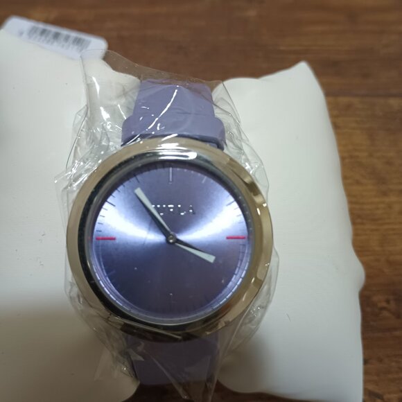 Furla Purple Leather Band Watch main image 5
